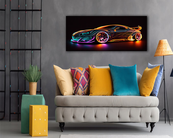 W 0006 W5 0003 MP@PRINT 0006 57535594 High Resolution Neon Racing Car AOA10956