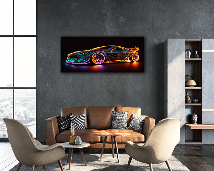 W 0016 W4 0003 MP@PRINT 0006 57535594 High Resolution Neon Racing Car AOA10956