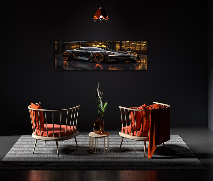 W 0023 E4 0003 MP&PRINT 0006 56037434 Powerful Futuristic Sports Car Luxury Colorful Supercar 62 AOAY12906