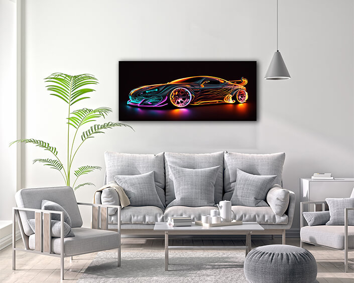 W 0026 W3 0003 MP@PRINT 0006 57535594 High Resolution Neon Racing Car AOA10956
