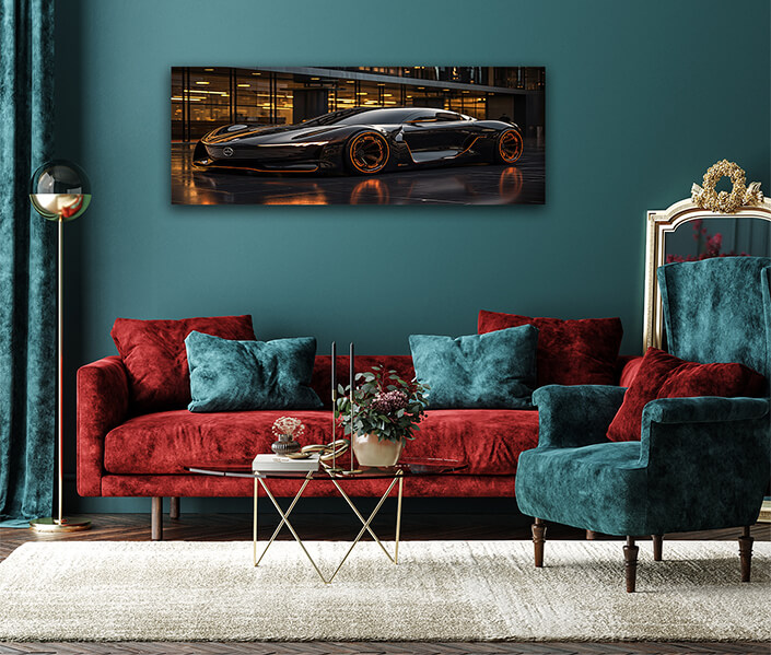 W 0031 E1 0003 MP&PRINT 0006 56037548 Powerful Futuristic Sports Car Luxury Colorful Supercar 67 AOAY12911