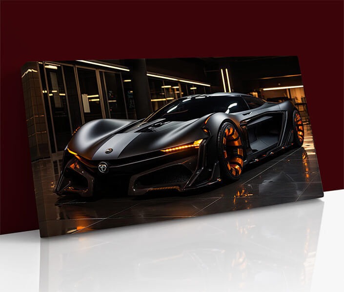 W 0038 N1 56038024 Futuristic Powerful Supercar High Speed Sports Car AOAY12801