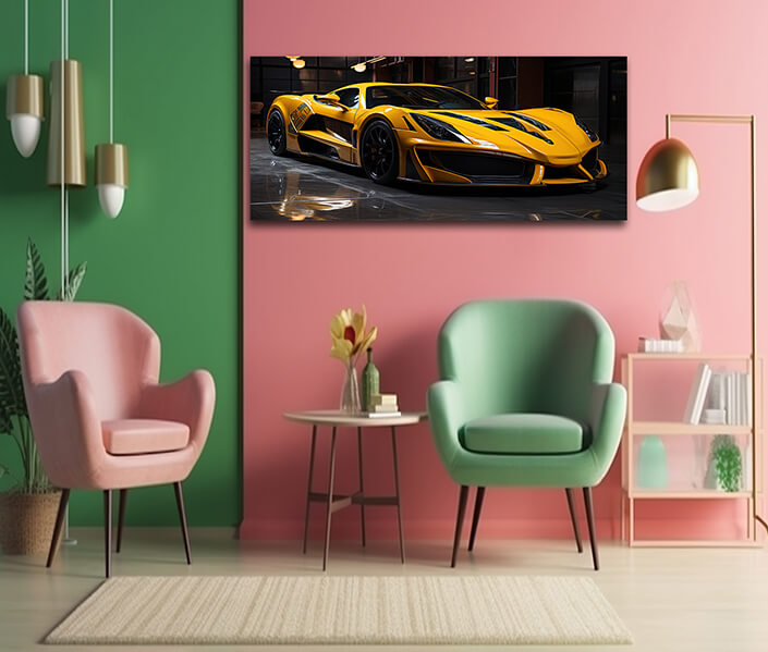 W_0040_E1__0008_MP&PRINT_0003_56037114 Yellow Powerful Futuristic Supercar With Colorful Lights AOAY12770