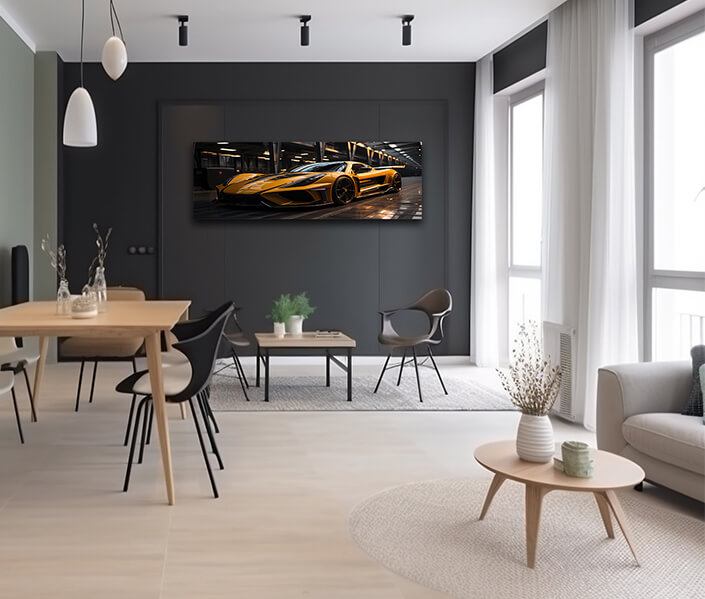 W 0053 E1 0006 MP&PRINT 0004 56037238 Powerful Futuristic Sports Car Luxury Colorful Supercar 41 AOAY12885