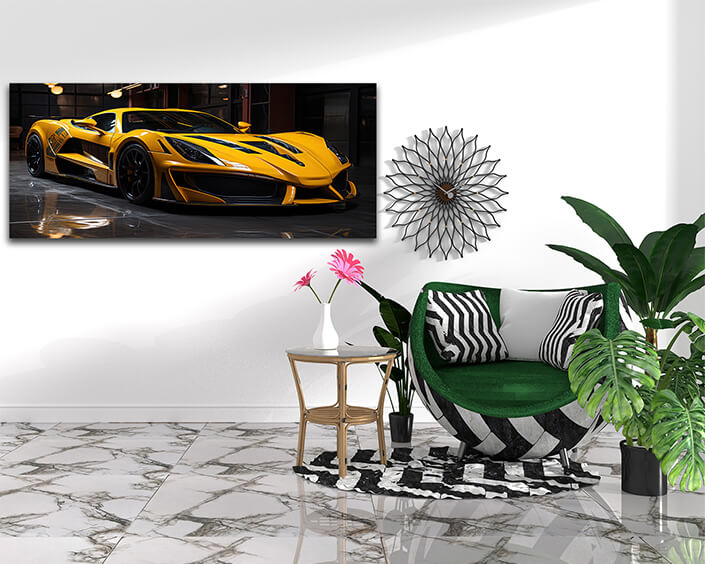 W_0058_E1_0007_MP&PRINT_0003_56037114 Yellow Powerful Futuristic Supercar With Colorful Lights AOAY12770