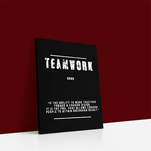 W_0058_EBAY03_ TEAMWORK (IS THE ABILITY TO WORK TOGETHER TOWARD A COMMON VISION. IT IS THE FUEL THAT AOAY9147