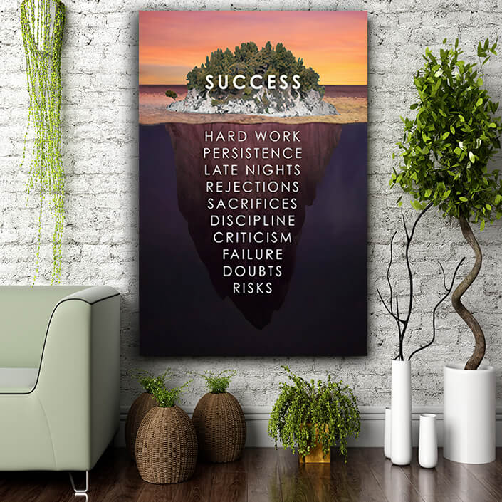 mockups05_0025_SUCCESS, Hard work, Presistence, Late Nights, Rejections, Sacrifices, Criticism, AOAY8085