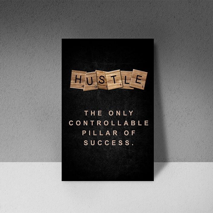 AAA_0031_M1_HUSTLE CUBE, The only Controllable Pillar of Success. AOAY8074