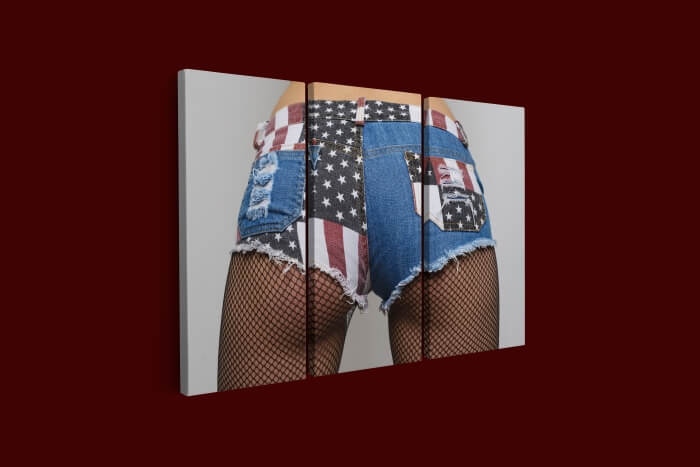 Qq 41016232 beautiful female ass in usa shorts aoa14293