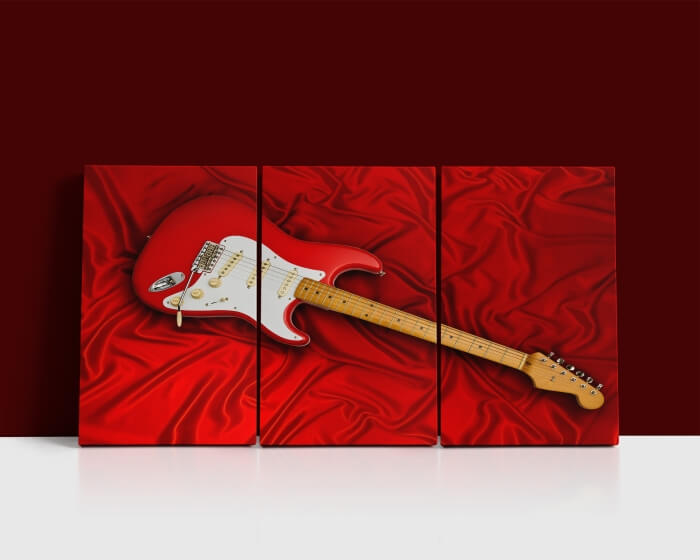 Qq super red electric guitar aoa14301