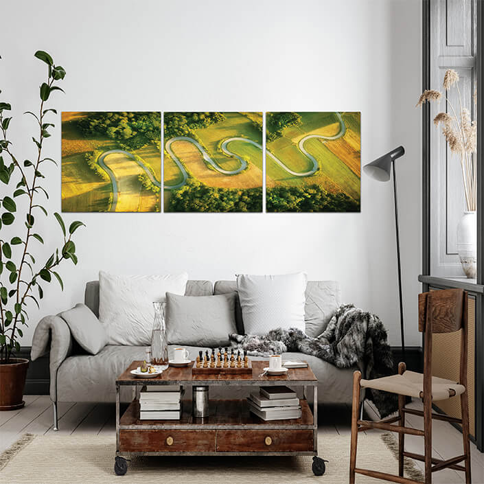 Q 0002 N7 AdobeStock 279716079 windy road in the summer aerial view AOA13010