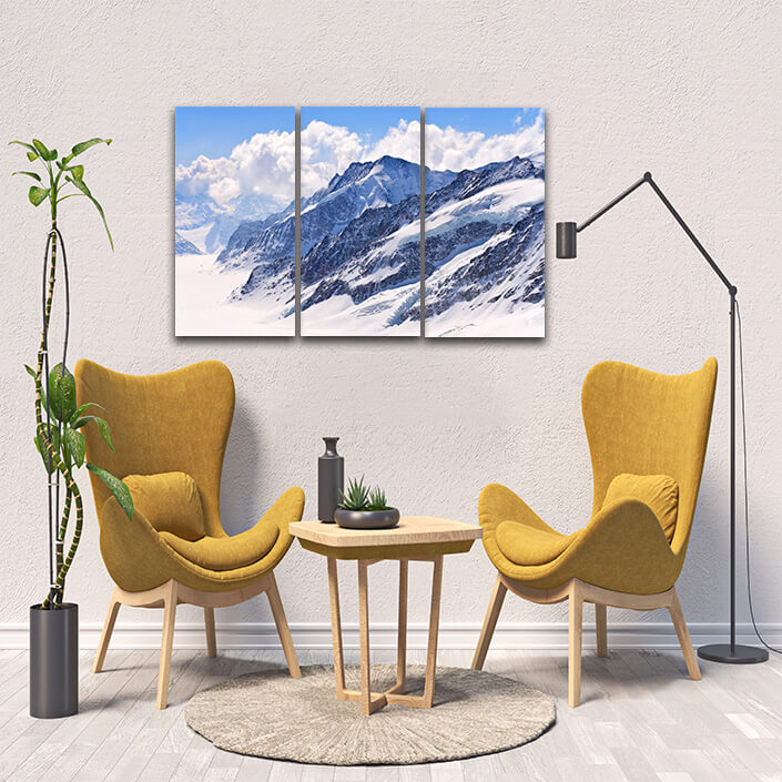 W1 AdobeStock 25680643 Snow Covered MOUNTAIN Swiss Alps Great Aletsch Swizerland AOA14308