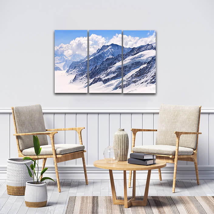 W4 AdobeStock 25680643 Snow Covered MOUNTAIN Swiss Alps Great Aletsch Swizerland AOA14308