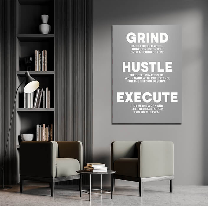 M3 0023 grind hustle execute aoa14331