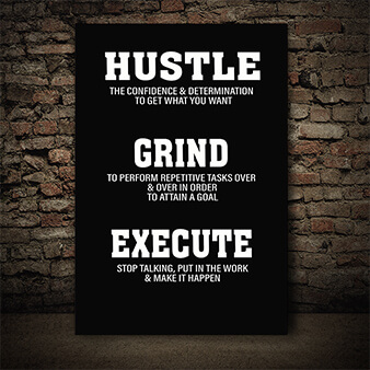 M1 0011 hustle grind execute aoa14332