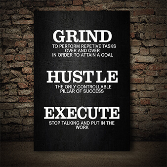 M1 0019 grind hustle execute aoa14337