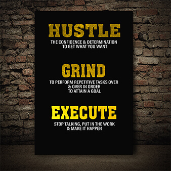 M1 0021 grind hustle execute aoa14333