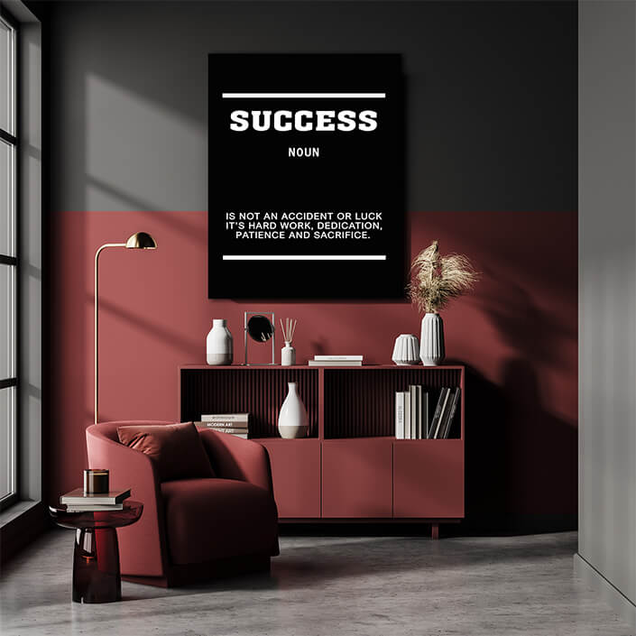 M5 0012 success is not an accident or luck aoay5384