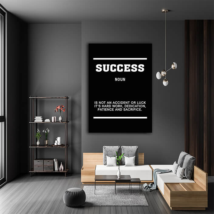 M8 0012 success is not an accident or luck aoay5384