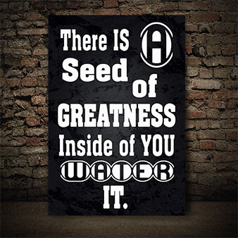 M9 0005 there is a seed of greatness in side you water it.aoay12368