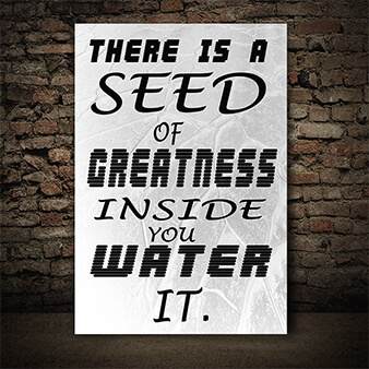 M9 0006 there is a seed of greatness in side you water it.aoay6802