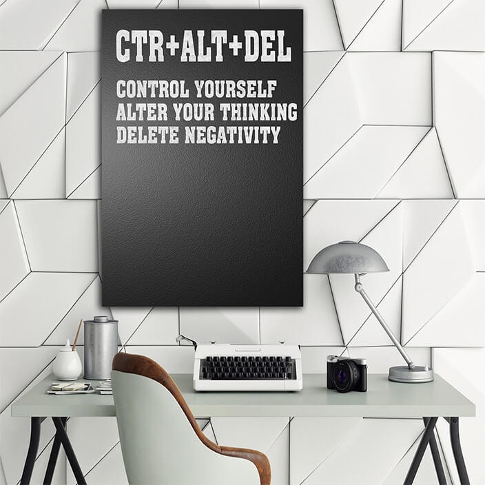 W10 0003 W6 0008 CTR ALT DEL CONTROL YOURSELF ALTER YOUR THINKING AOA14323