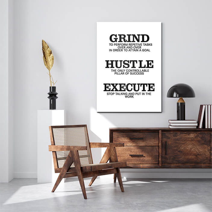 W10 0055 W4 0018 Grind Hustle Execute AOA14338