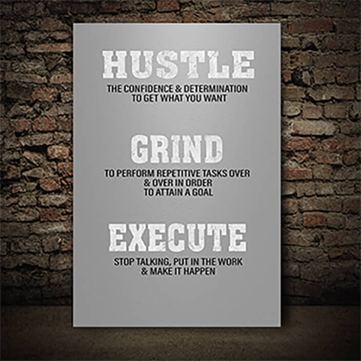 W10 0075 hustle grind execute aoa14336