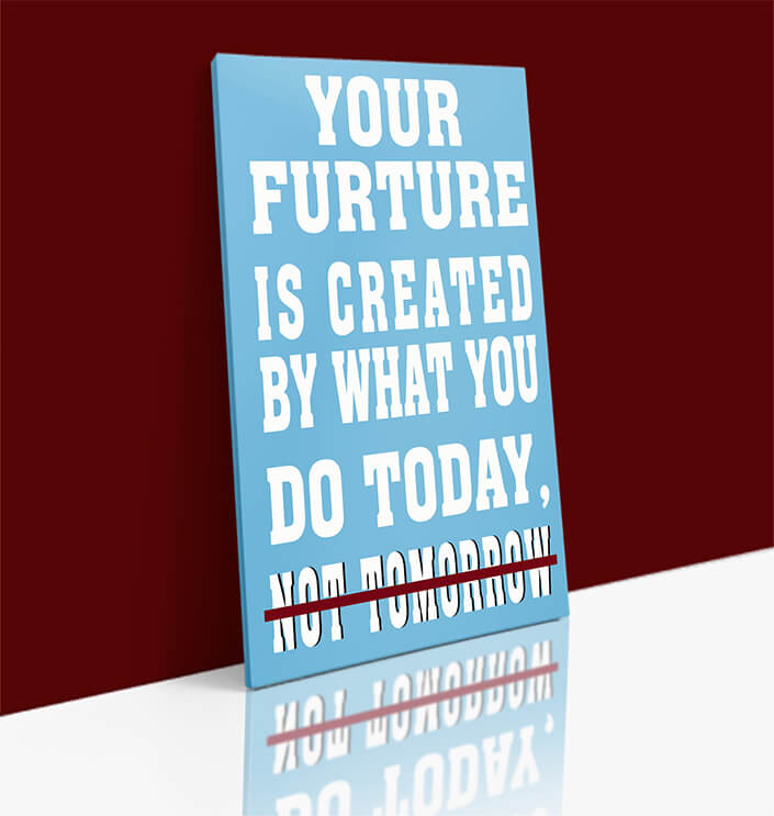 WEB 0011 N Your Future Is Created Today Gym Hustle Success AOAY6842