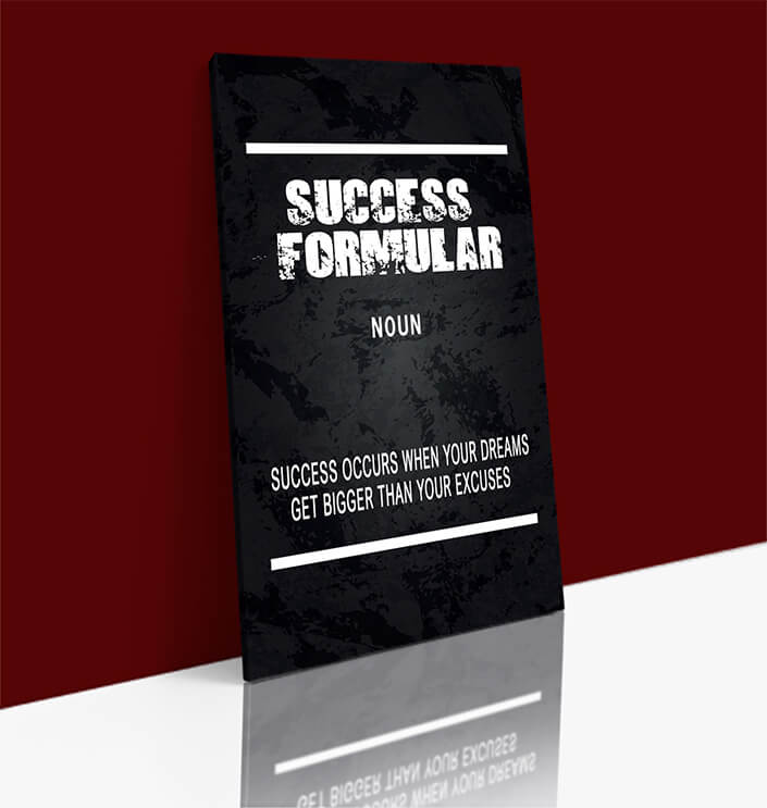 Web 0032 n success formula success occurs when your dreams get bigger than your excuses aoay12622